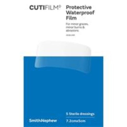 Cutifilm Protective Waterproof Film 7.2cm x 5cm 5 Pack