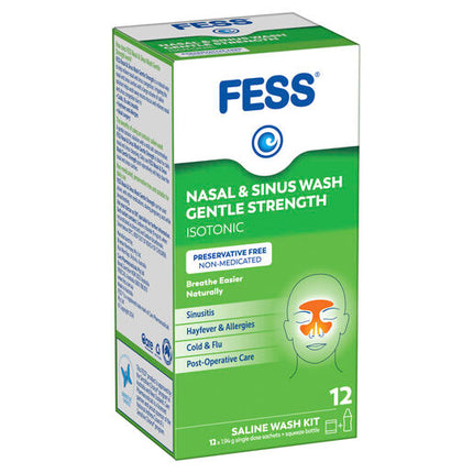 Fess Nasal & Sinus Wash Gentle Strength Kit