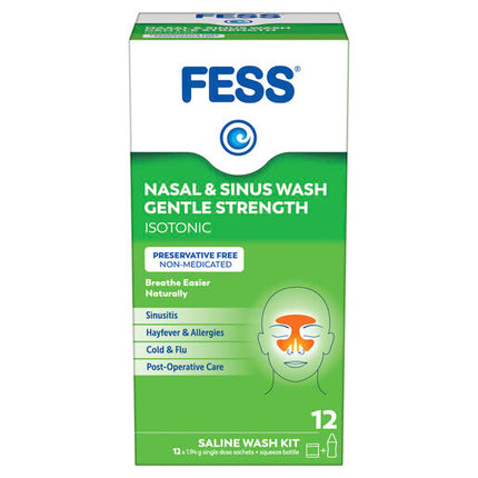 Fess Nasal & Sinus Wash Gentle Strength Kit