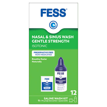 Fess Nasal & Sinus Wash Gentle Strength Kit