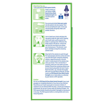 Fess Nasal & Sinus Wash Gentle Strength Kit