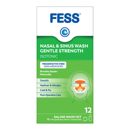 Fess Nasal & Sinus Wash Gentle Strength Kit