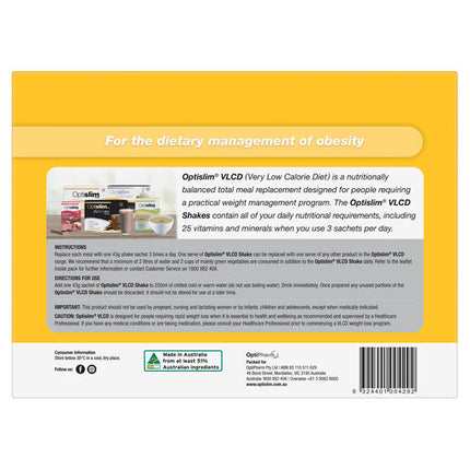 Optislim VLCD Shake Banana 21 x 43g