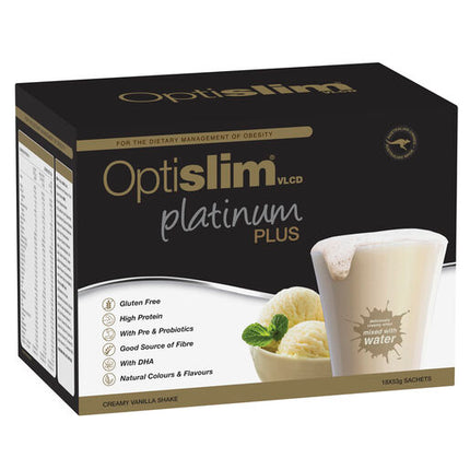 Optislim VLCD Platinum Plus Shake Vanilla 18 x 53g