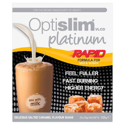 Optislim VLCD Platinum Shake Salted Caramel 21 x 25g