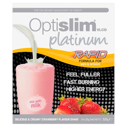 Optislim VLCD Platinum Shake Strawberry 21 x 25g
