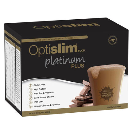 Optislim VLCD Platinum Plus Shake Chocolate 18 x 53g