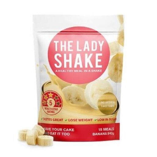 The Lady Shake Meal Replacement Banana 840g