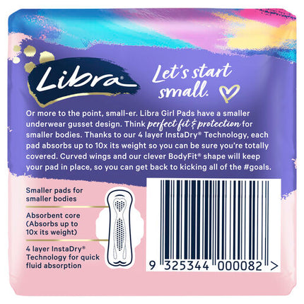 Libra Girl Pads Regular with Wings 12 Pack