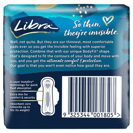 Libra Invisible Wing Regular 12 Pack