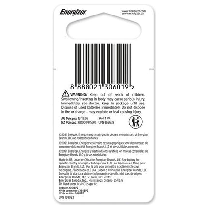 Energizer 364 Bpz