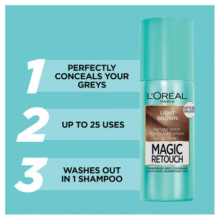L'Oréal Paris Magic Retouch Temporary Root Concealer Spray Light Brown