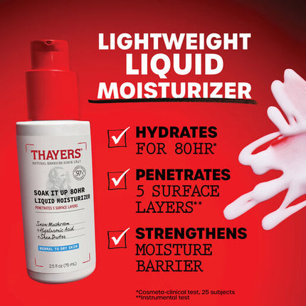 Thayers Soak It Up 80 Hour Liquid Moisturiser 75ml