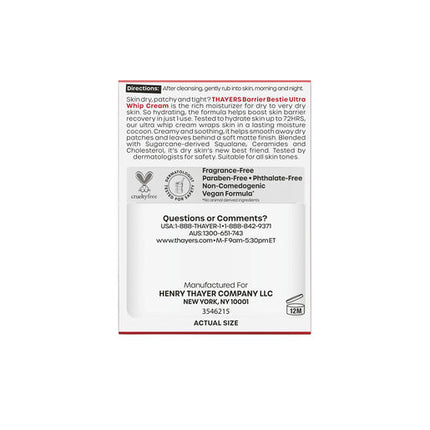Thayers Barrier Bestie Facial Cream with Ceramides 59ml