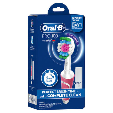Oral B Pro 100 3D White Polish Electric Toothbrush