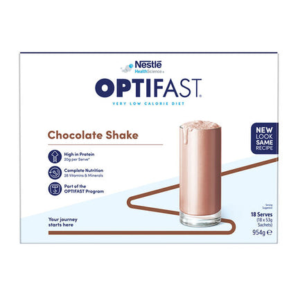 Optifast VLCD Shake Chocolate 18 x 53g