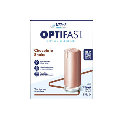 Optifast VLCD Shake Chocolate 18 x 53g