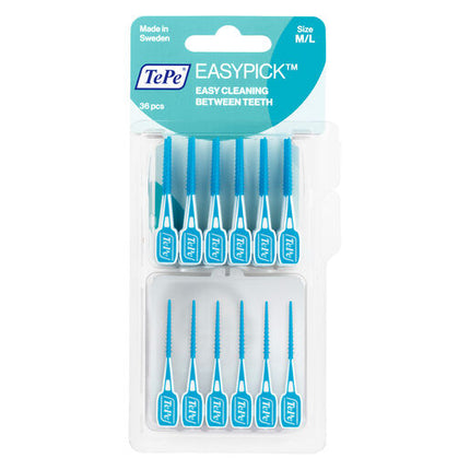 TePe Easypick Turquoise M/L 36Pk