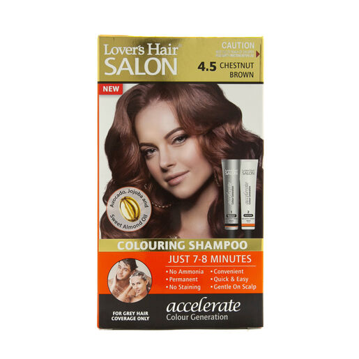 LoverHair Hair Salon Colouring Shampoo 4.5 Chestnut Brown
