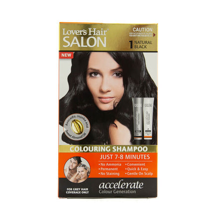 LoverHair Hair Salon Colouring Shampoo 1 Black