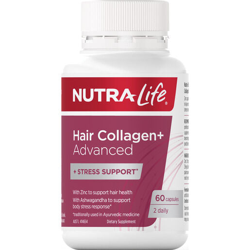 Nutra-Life Hair Collagen+ Advanced 60c