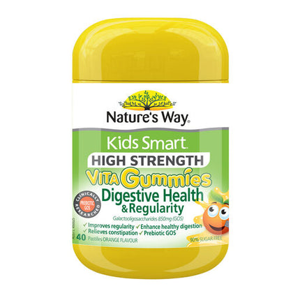 Natures Way Kids Smart High Strength Vita Gummies Digestive Health & Regularity