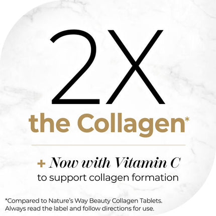 Nature's Way Beauty Collagen Peptides + Vit C Mature Skin 50 Gummies