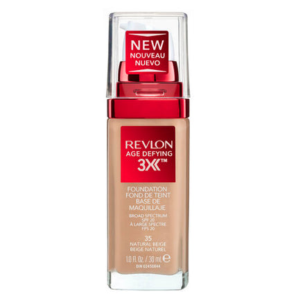 Revlon Age Defying 3X Foundation 35 Natural Beige