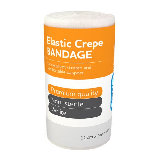 Aerocrepe Elastic Crepe Bandage 10Cmx4M