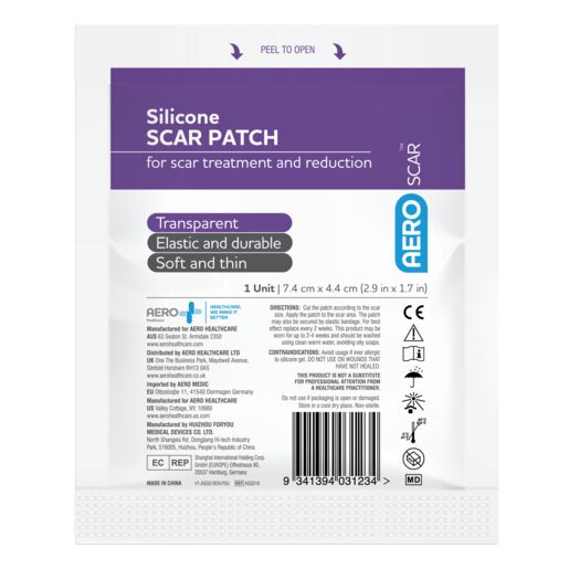 AeroScar Silicone Scar Patch 7.4x4.4cm