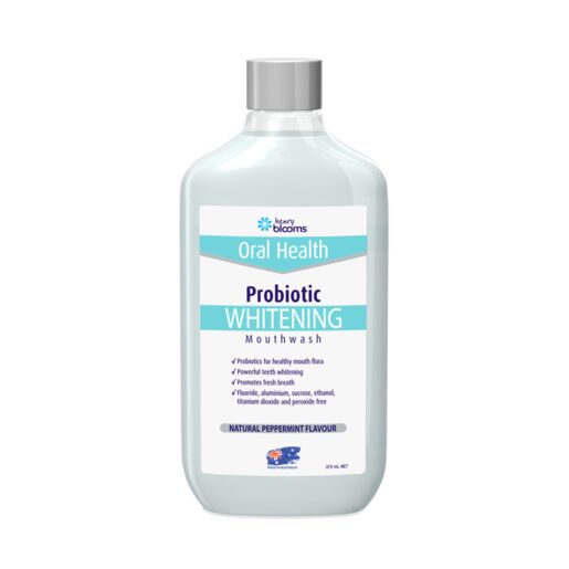 Henry Blooms Probiotic Whitening Mouthwash 375ml