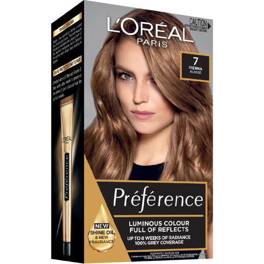 L'Oréal Paris Préférence Permanent Hair Colour - 7 Vienna (Blonde)