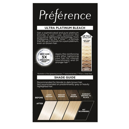 L’Oréal Paris Préférence Permanent Hair Colour - Ultra Platinum 9