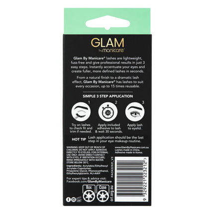 Glam by Manicare Sophia Mink Effect Lashes 2 Pack