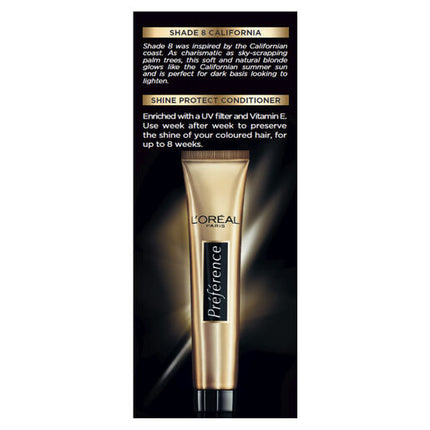 L'Oréal Paris Préférence Permanent Hair Colour - 8 California (Light Blonde)