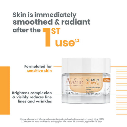 Avène Vitamin Activ Cg Radiance Intensive Cream 50ml - Vitamin C Moisturiser