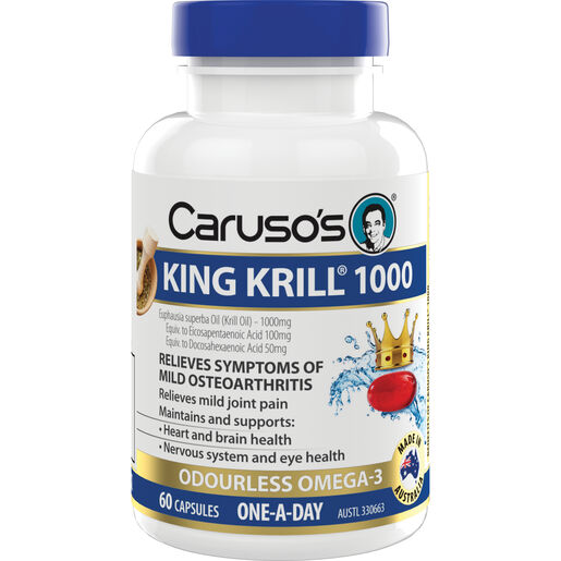 Caruso's King Krill 1000Mg 60 Capsules