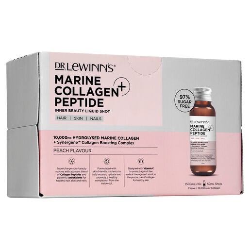 Dr. LeWinn's Inner Beauty Marin Collagen Peptide Liquid 10X50mL