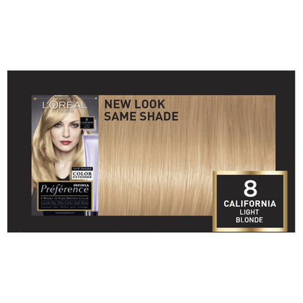 L'Oréal Paris Préférence Permanent Hair Colour - 8 California (Light Blonde)