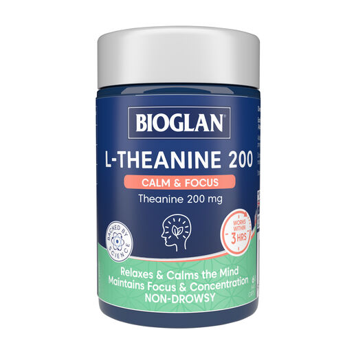 Bioglan L-Theanine 200 Calm & Focus 60s