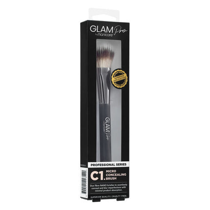 Glam by Manicare® Pro C1. Micro Concealing Brush