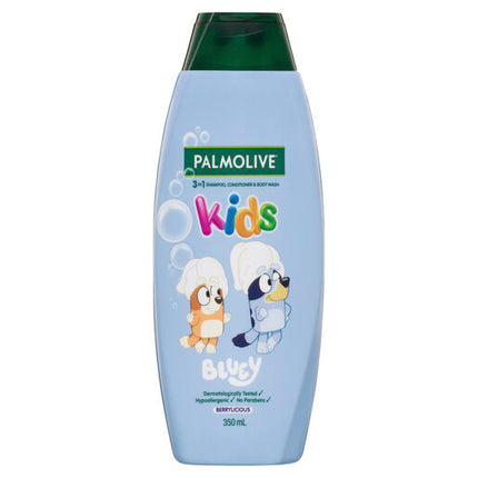 Palmolive Kids 3in1 Body Bath Hair Bluey Berry 350ml