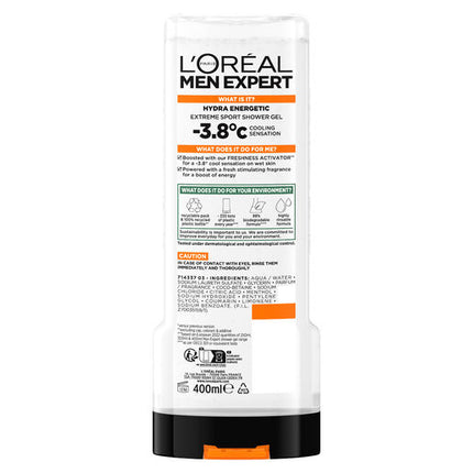 L'Oreal Men Expert Hydra Energetic Extreme Sport Shower Gel 400ml