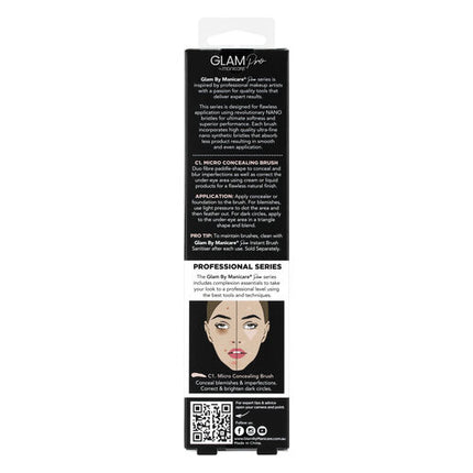 Glam by Manicare® Pro C1. Micro Concealing Brush