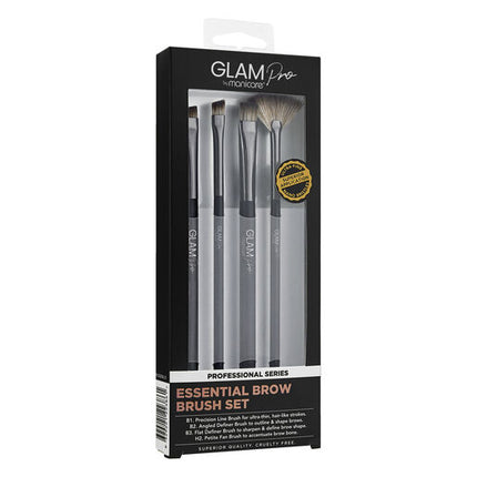 Glam by Manicare® Pro Essential Brow Brush Set