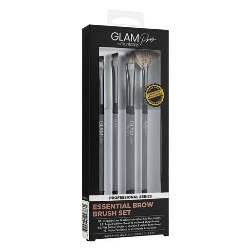 Glam by Manicare® Pro Essential Brow Brush Set