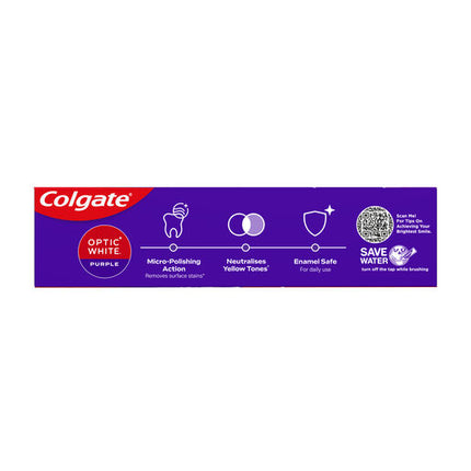 Colgate Optic White Purple Toothpaste 100g