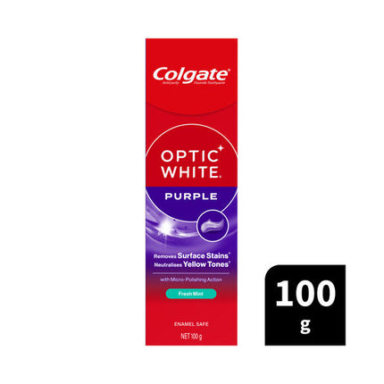 Colgate Optic White Purple Toothpaste 100g
