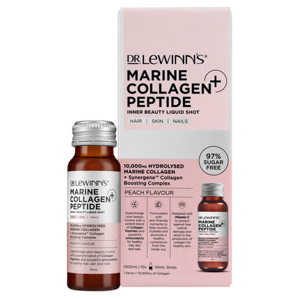 Dr. LeWinn's Inner Beauty Marin Collagen Peptide Liquid 10X50mL
