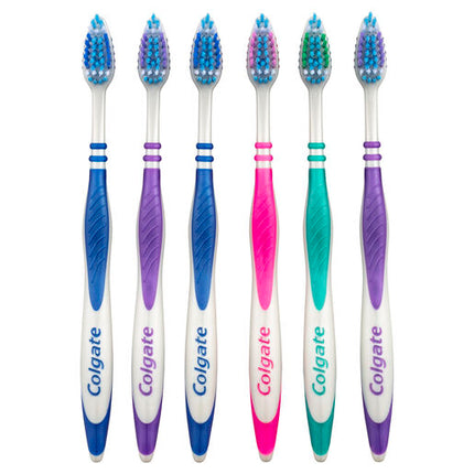 Colgate Zig Zag Manual Toothbrush Value 6 Pack Soft Bristles Antibacterial Bristles